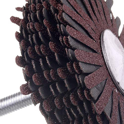 Rocaris 7 Pack Abrasive Cloth Flap Wheel 80/120/150/180/240/320/400 Grit
