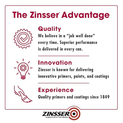 Zinsser 276049-2PK Mold Killing Primer, Gallon, White, 2 Pack - size: 128 Fl Oz (Pack of 2)