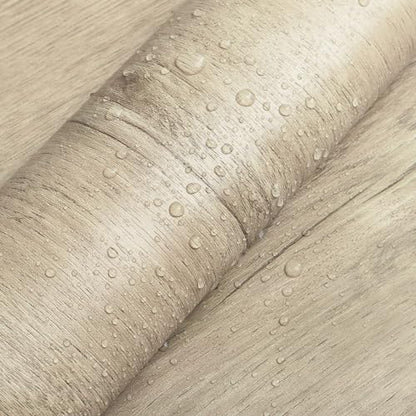 GloryTik 78.7"X17.7" Light Brown Wood Grain Contact Paper Faux Wood Peel and Stick Wallpaper Wood Removable Self Adhesive Waterproof Wallpaper - color: Light Brown, size: 17.7" x 78.7"