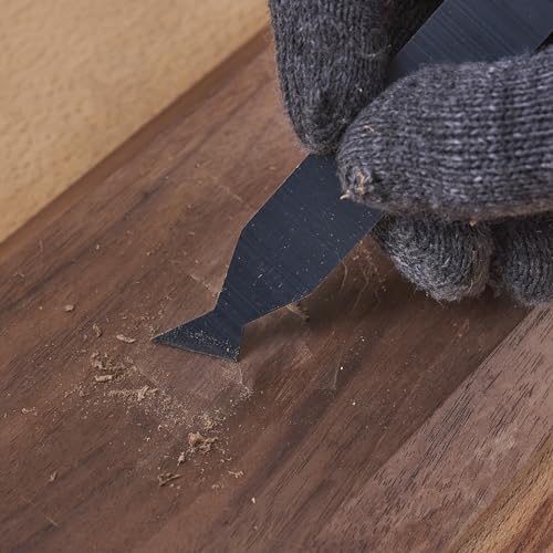 New Cabinet Scraper Cards and Cabinet Scraper Burnisher with 16 Piece Multi-Shaped Scraper Set Suitable for Various Small space and Small-Sized Tasks (HTCSCS17)