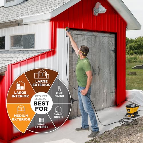 Wagner Spraytech Control Pro 130 HEA Paint & Stain Sprayer, Low Overspray - size: Control Pro 130 with T2 Gun