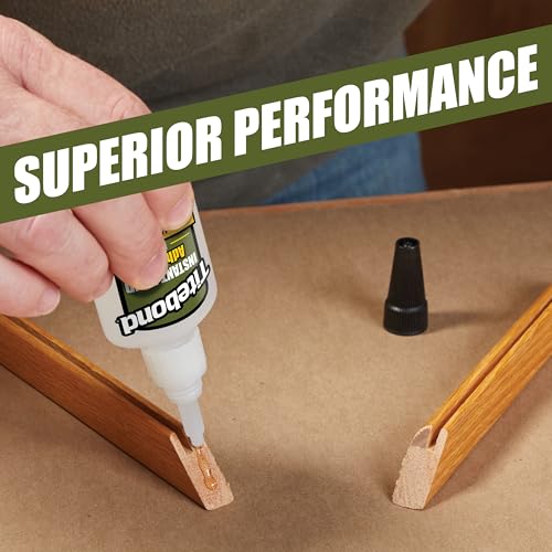 Titebond Instant Bond Thick CA Super Glue – Ethyl Cyanoacrylate Adhesive for Wood, 8-10 Second Set – 4 Oz. 6222 - size: 4 oz.