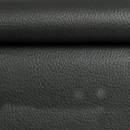 Update Self Adhesive Faux Leather Sheet Vinyl Upholstery Leather Fabric Material Sheets Leather Repair for Sofa Bags Chairs Car Seats DIY Craft Black 17.3" x 78"