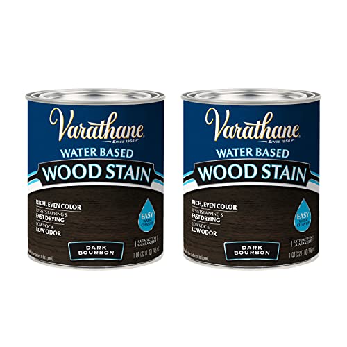Varathane Dark Bourbon Wood Stain - color: Dark Bourbon, size: 1 Quart (Pack of 2)
