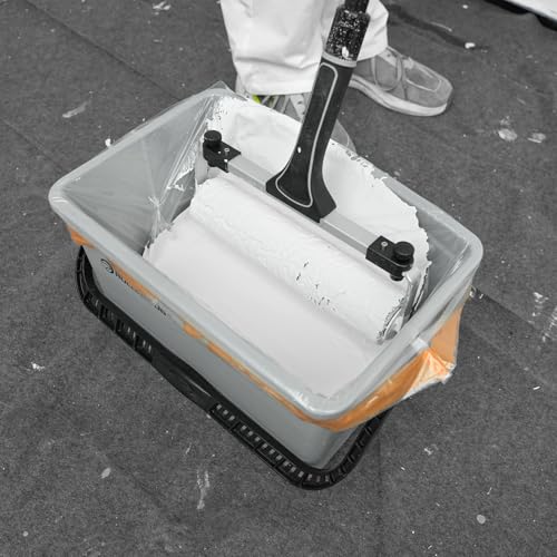 ROLLINGDOG 12 inch Disposable Paint Bucket Liners - color: 5pc Paint Bucket Liners(Drawstring Opening)