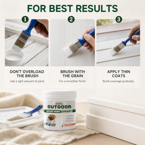 White Wood Paint, 96 OZ Fast Dry Low Odor Outdoor Wood Paint - size: 96 Fl Oz (Pack of 1)