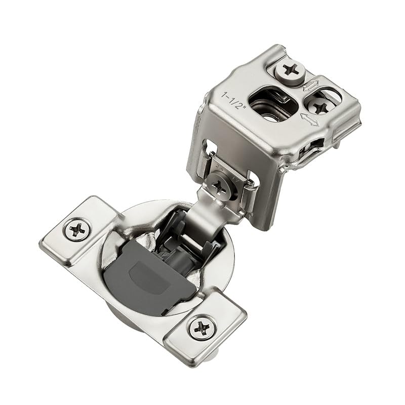 HOME EDIT 5 Pair 1-1/2 Inch Overlay Soft Close Cabinet Hinges Door Hinges - size: 1-1/2 inch Overlay