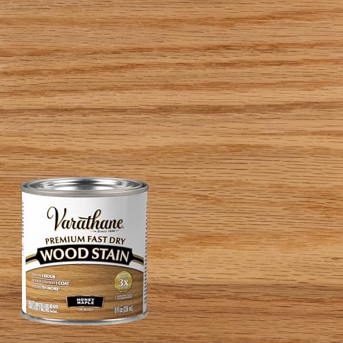 Varathane Premium Fast Dry Honey Maple Wood Stain - color: Honey Maple, size: 0.25 Quart (Pack of 1)