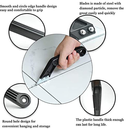 Painters Tool Grout-Caulk Removal-Tool Paint Scraper Tool with Caulking Silicone Pads - Caulking Repair and Finishing Tool Kit - size: Paint Scraper Tool