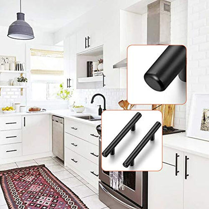 Goldenwarm 10 Pack Black Cabinet Knobs Matte Black Drawer Knobs, 2Inch - color: Black