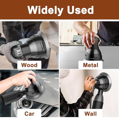 Viaky 36Pcs 125mm Sanding Discs, Wet Dry 5 Inch 8 Hole Hook and Loop 240 400 600 800 1000 1200 1500 2000 3000 Grit Round Sanding Pads, Orbital Sander Discs for Wood, Metal, Car, Furniture, Polishing