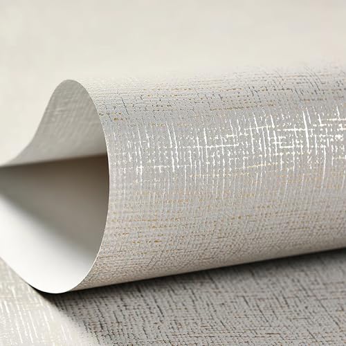 yaretzy Grasscloth Peel and Stick Wallpaper Khaki Linen Textured Removable Self Adhesive 3D Contact Paper Modern Wallpaper for Bedroom Living Room 118"x20.8"