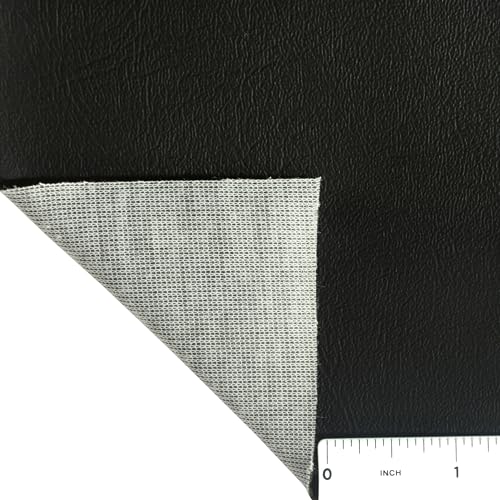 Vinyl Upholstery Fabric Black 54" Wide By 5 Yards Auto Home Commercial - color: Black, size: 5 Yards