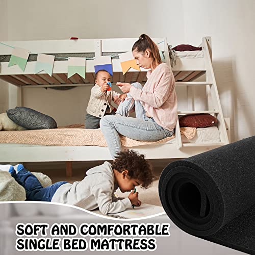 Amylove 1 Pack Upholstery Foam Sheet, 1/2" X 24" X 72", Black - color: Black, size: 1/2" X 24" X 72"