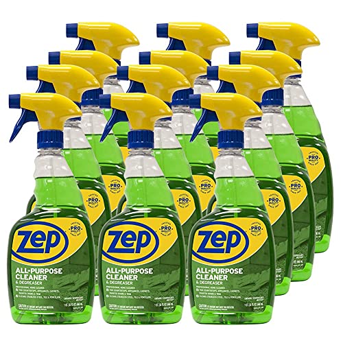 Zep All-Purpose Cleaner & Degreaser – Multi Use Multi Surface Solution – 32 oz- 12 Pack - size: 32 Fl Oz (Pack of 12)