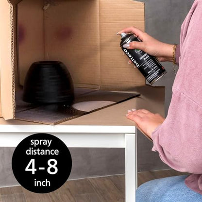 Spray Paint Black Matte | Water-based Matte Black Spray Paint - color: Midnight Black Matte, size: 11.29 Ounce (Pack of 1)