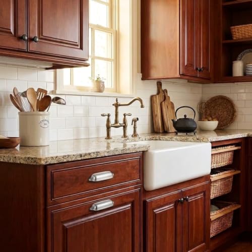 khtumeware 10 Pack Brushed Nickel Cup Pulls 3 Inch Center to Center - Cabinet & Drawer Handles for Kitchen Hardware - color: Brushed Nickel, size: 3"(76mm) Hole Center