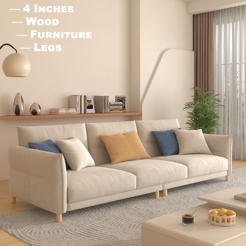 4 Inch Varnished Wood Furniture Legs Set of 4 - Solid Wooden Couch & Sofa Legs - Feet for Ottoman,Cabinet,Dresser,Bench, Chair, Dining Table (Patas para Muebles) - color: Varnished, size: 4 Inch