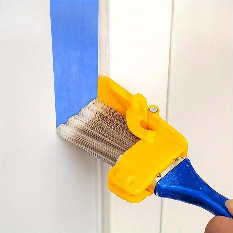Angled Paint Brush for Cutting in, Detail Trim and Edging Brush for Latex & Acrylic Paint, Professional Small Painting Brush for Corners, Walls, and Cabinets