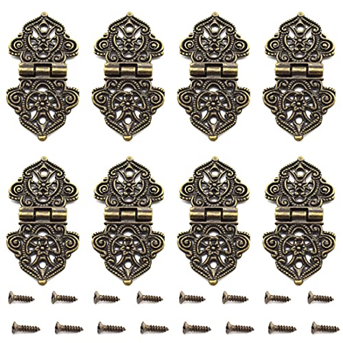 Antique Mini Folding Hinges Retro Bronze