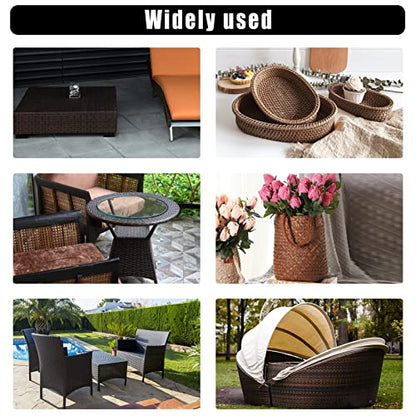 Biggun 120ft Wicker Repair Kit with Tangle-Free Reel, Premium New Materials - color: Graduated Dark Brown, size: 120ft