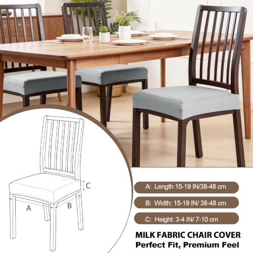 FUANGUI Dining Chair Covers Set of 2, Kitchen Chair Seat Covers - color: 04