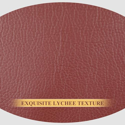Faux Leather 0.7mm Upholstery Fabric by the Yard 12 Yard Chocolate Brown - color: Chocolate Brown, size: 12 Yard