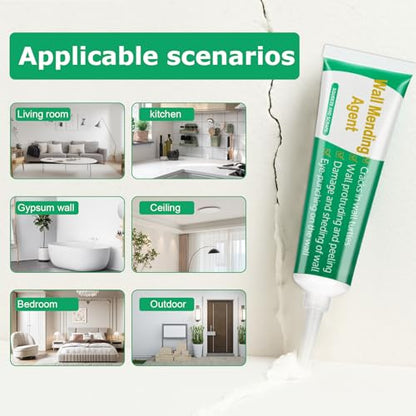 Drywall Repair Kit, 3 Pack Wall Repair Paste, Wall Mending Agent,Wall Surface Hole Fill Quick and Easy Solution