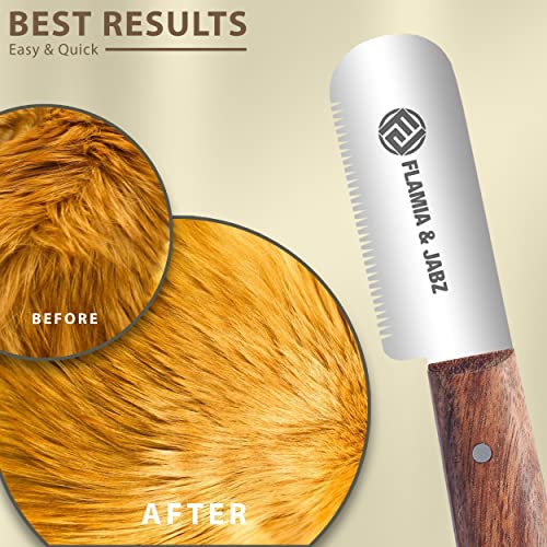 Professional Stripping Knife, Right handed, 3 inch blade (Stainless Steel) (Medium, Rosewood) - color: Natural wood, size: Medium