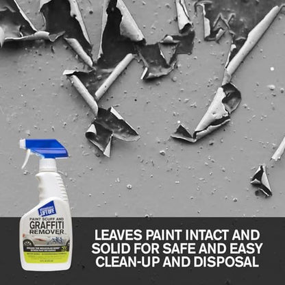 Motsenbocker’s Lift Off 45406-4PK 16-Ounce Paint Scuff and Graffiti Remover Easily Removes Paint Scuffs, Spray Paint, Acrylic from Multiple Surfaces Vehicles, Brick, Boats, Concrete, Pack of 4 , white - size: 16 Fl Oz (Pack of 4)