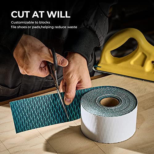 toolant Diamond Shape 240 Grit Sandpaper Roll, 2-3/4" Wide 10Yard Longboard - size: 240 Grit
