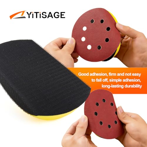 1pc 6 Inch Mouse Hand Sanding Block for Hook and Loop Discs Ideal for Wood Furniture Restoration Home Arts and Crafts - style: 6 inch Mouse Hand Sanding Block
