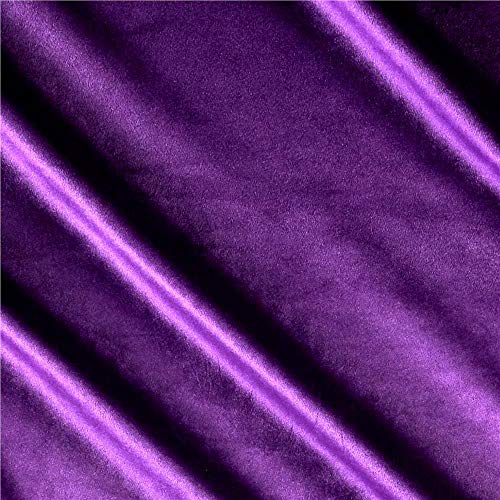 Royal Velvet Purple, Fabric by the Yard - color: Purple