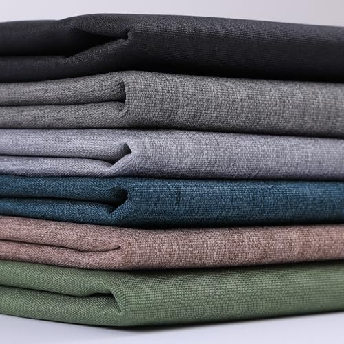 600D Outdoor Upholstery Fabric 58” W Waterproof Canvas Fabric by The Yard - color: Black, size: 3 yard pre cut