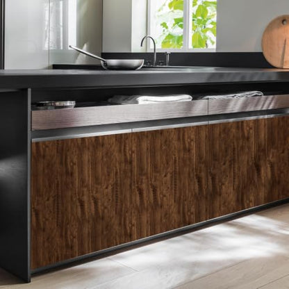 Wood Grain Contact Paper 15.7" x 236" Peel and Stick Wallpaper Brown - color: Brown, size: 15.7" x 236"