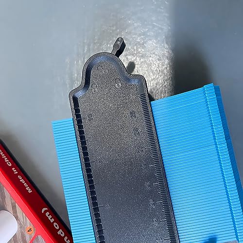 10" Contour Gauge (10 Inch Lock) Profile Tool-Adjustable Lock -Precisely Copy Irregular Shape, Must Have & Best Buy !