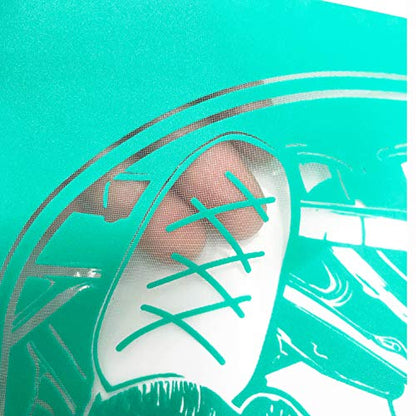 9pcs Christmas Stencils Self Adhesive Reusable Silk Screen Stencils - color: 9 Pcs Christmas Stencils