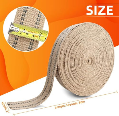 YaeCCC Chair Webbing (Black, 2"×33Yd) - color: black, size: 2"×33Yd