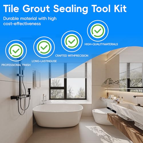 11 Pcs Silicone Caulking Tools & Grout Removal Tool, Silicone Caulk Tools
