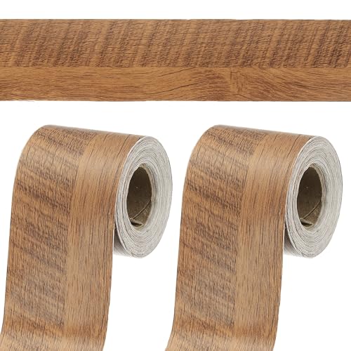 PATIKIL 2 Inch x 66ft Wood Grain Repair Tape, Self Adhesive Realistic Textured Repair Tape Patch for Floor Door Table Cabinets Desk, Gray Wood - color: Gray Wood