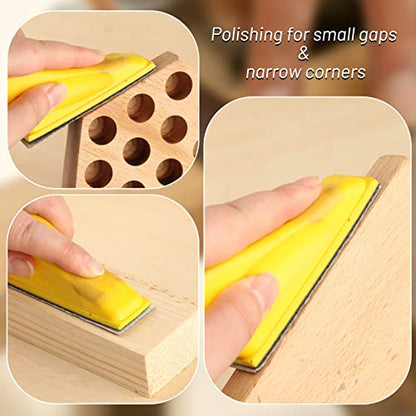 SPEEDWOX 100 PCS Micro Sander 3.5 x 1.2 Inch Detail Handle Sanding Tools Grit 240 Micro Finishing Sander Paper Hook & Loop Aluminum Oxide Sandpaper Detail Sander Refill Detail Sander Sandpaper - style: 240 Grit