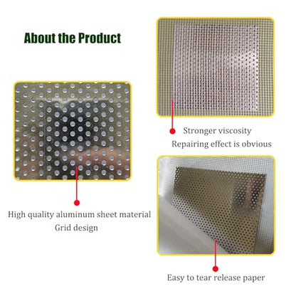 6 Pack 2 inch Wall Patch Repair, Drywall Patch Self-Adhesive Mesh Drywall Repair Patch and Fiberglass Repair Kit,Heavy Duty Dry Wall Hole Repair Patch for Drywall Plasterboard(2 x 2'') - size: 2inch*6