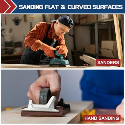 45Pcs Sand Paper 3.6x9 120Grit Silicon Carbide Sandpaper Sheets - size: 3.6 x 9 Inch (120 Grits)