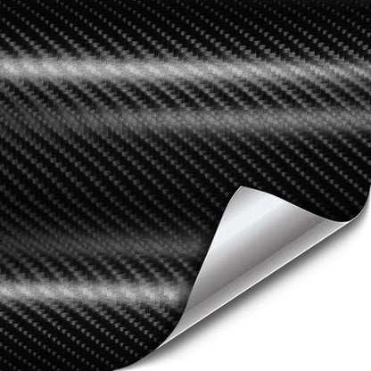VViViD Black True R Carbon Fiber Vinyl Wrap Roll with Air Release Technology (1.5ft x 5ft) - size: 1.5ft x 5ft