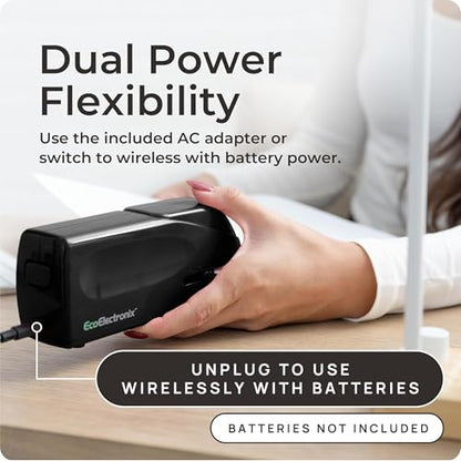 Electric Stapler Pro - Automatic Stapler for Desk or Office Use - color: Black