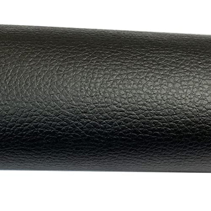 Mybecca Faux Leather Fabric Calf Champion Black (1 Yard)(3 Feet x 4.5 Feet) - color: Black