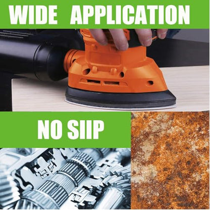 80pcs Mouse Sander Sandpaper Assortment 6 Holes, Mouse Sanding Pads