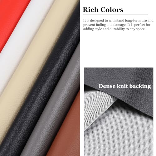 Faux Leather Sheets Soft Leather Fabric Upholstery Faux Leather Material 0.5mm Pleather Marine Vinyl Fabric for Sofa,Car Seat,Furniture Sew,Cover,DIY Project (1.2yard, Gray) - color: Gray, size: 45inchx54inch