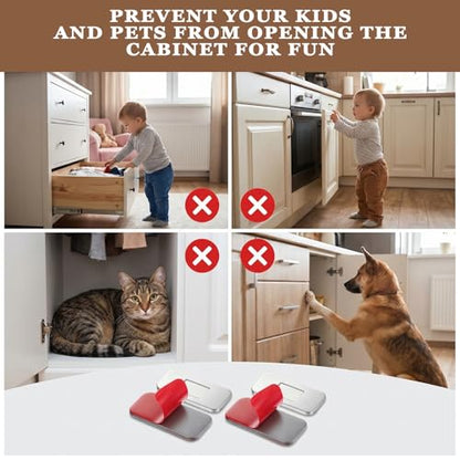 6 Pack Cabinet Magnetic Catch, Ultra Thin Door Catch