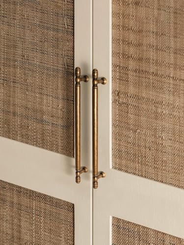 Antique Brass Cabinet Pulls - 7.56" (192mm)Hole Center Cabinet Hardware,Kitchen Cupboard Bathroom Dresser Pulls Classic Vintage Drawer Handles (10, Antique Brass, 7.56" (192mm)Hole Centers) - size: 7.56" (192mm)Hole Centers